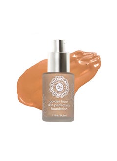 Honeybee Gardens Golden Hour Skin Perfecting Fiji (Medium Tan Neutral) Liquid Foundation ; Luxurious Golden Hour Radiance, 34.5Ml;1.16 Fl Oz  - Image 2