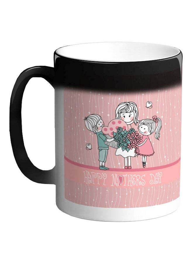 RYN Happy Mother's Day Printed Colour Changing Coffee Mug Black 325ml