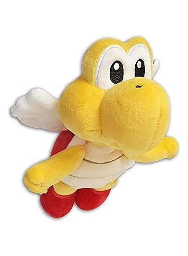Nintendo Little Buddy Super Mario All Star Collection 1590 Koopa Paratroopa Stuffed Plush, 7.5", Multi-colored