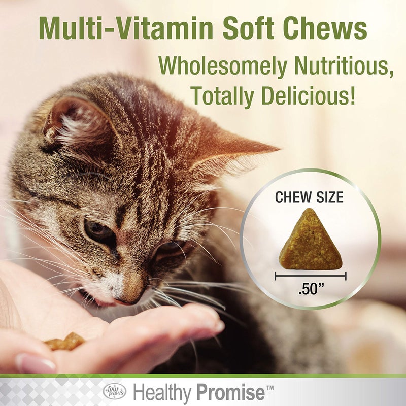 Four Paws Healthy Promise Cat Multivitamin Soft Chews 120 Count - Image 3