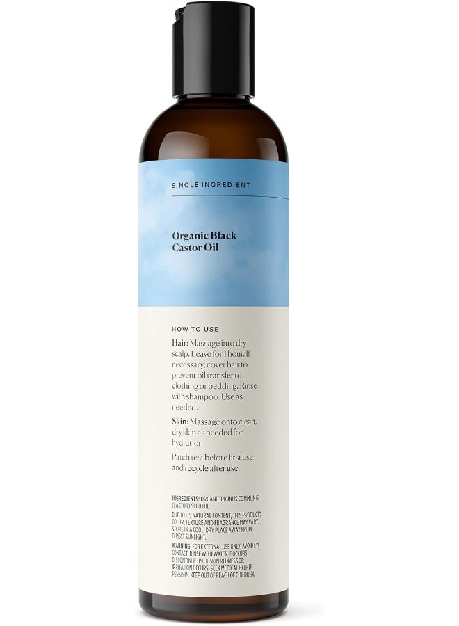 سكاي أورغانكس زيت الخروع العضوي - زيت مكثف للشعر - فروة الرأس، الرموش، الحواجب - زيت الخروع النقي المعصور على البارد - بلسم طبيعي - أحماض أوميغا الدهنية، نباتي - الجمال، العناية بالشعر - 8 أونصة مع كتاب إلكتروني - Image 3