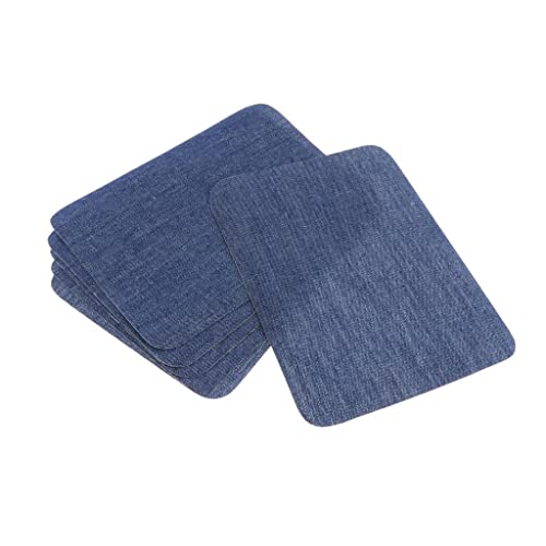 CALANDIS® 6Pcs Iron On Denim Patches for Jeans Clothing Jacket Repair Tool Blue | Cloth | 6 Pieces Denim Patches - Image 3