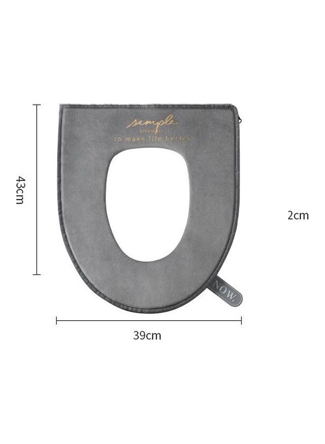 Household Winter Toilet Seat Cover Green 20 x 5 30cm - Image 3