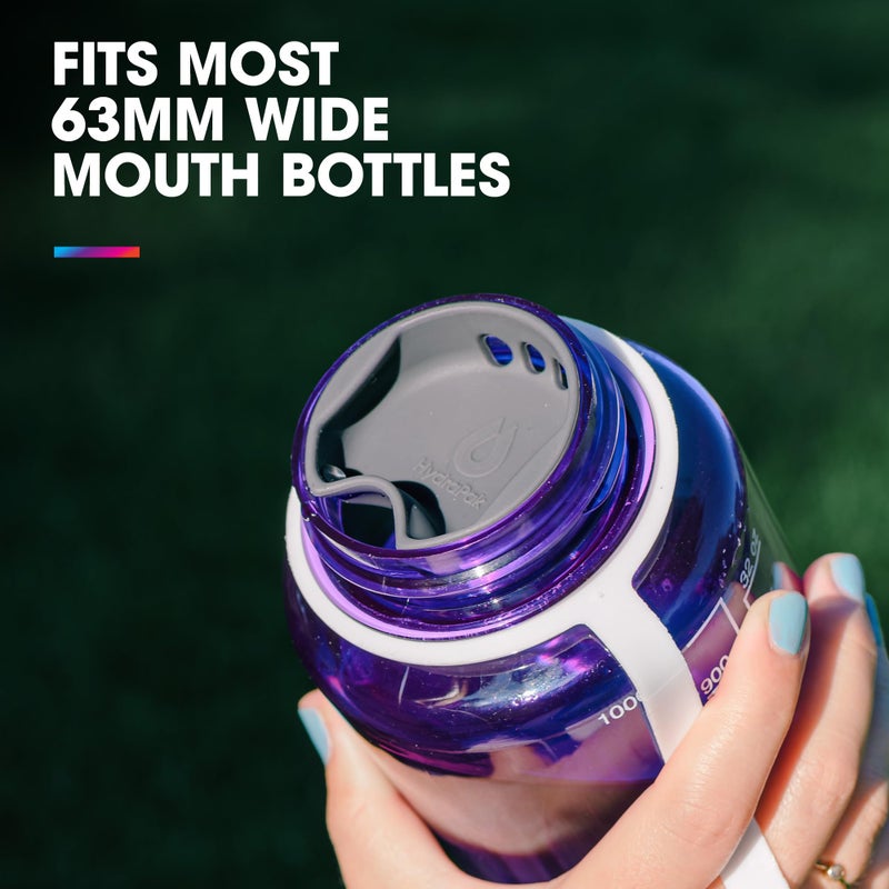 HydraPak Watergate Wide Mouth Splash Guard - BPA & PVC Free - Fits Most Wide Mouth Bottles - Image 2