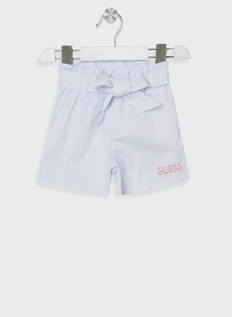 GUESS Infant Logo T-Shirt & Poplin Shorts Set