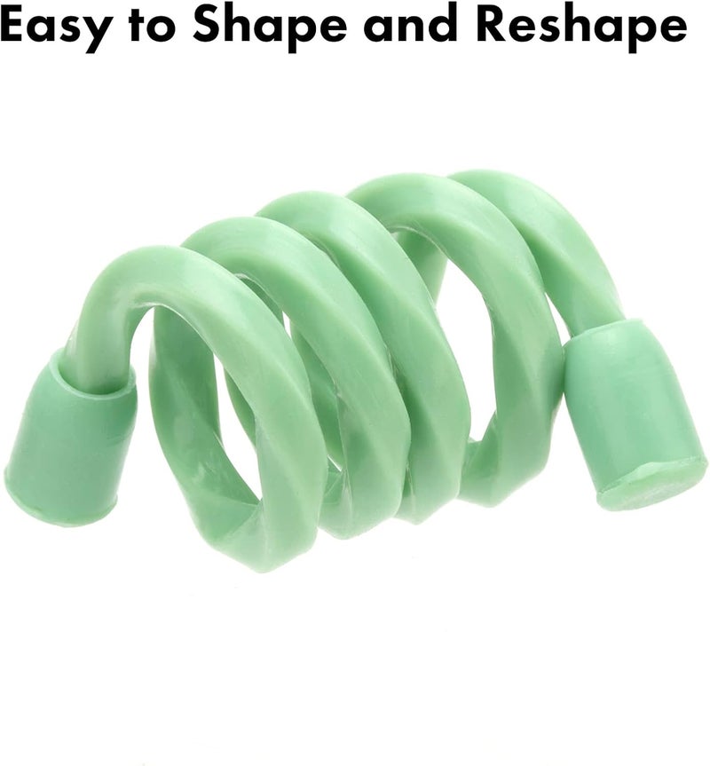 GESIPOR 10 PCS 12-Inch Silicone Cable Ties - Reusable Rubber Twist Ties Bendable Cable Ties for Bundling and Holding, All Purpose Cord Tie for Indoor and Outdoor (5 Colors) - Image 4