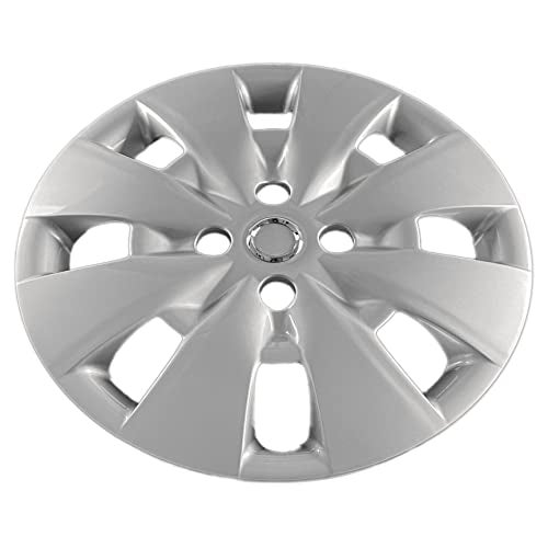Hubcaps.com - Premium Quality 15" Silver Hubcaps / Wheel Covers fits Toyota Yaris, Heavy Duty Construction (Set of 4) - Image 3