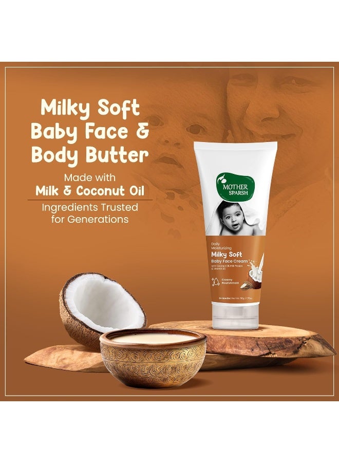 Mother Sparsh Milky Soft Baby Face Cream - Image 2