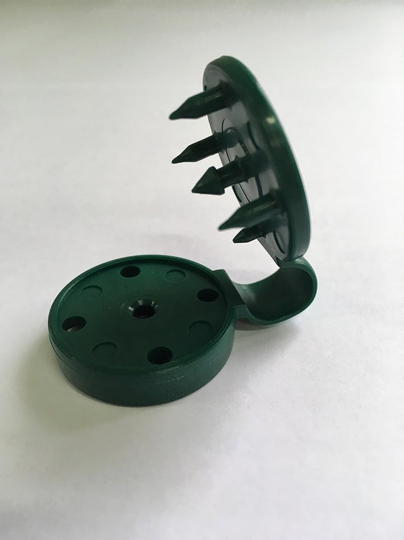 edenvista Shade Cloth Plastic Clips, UV Treated | 200 Pack, Color Green - Image 2