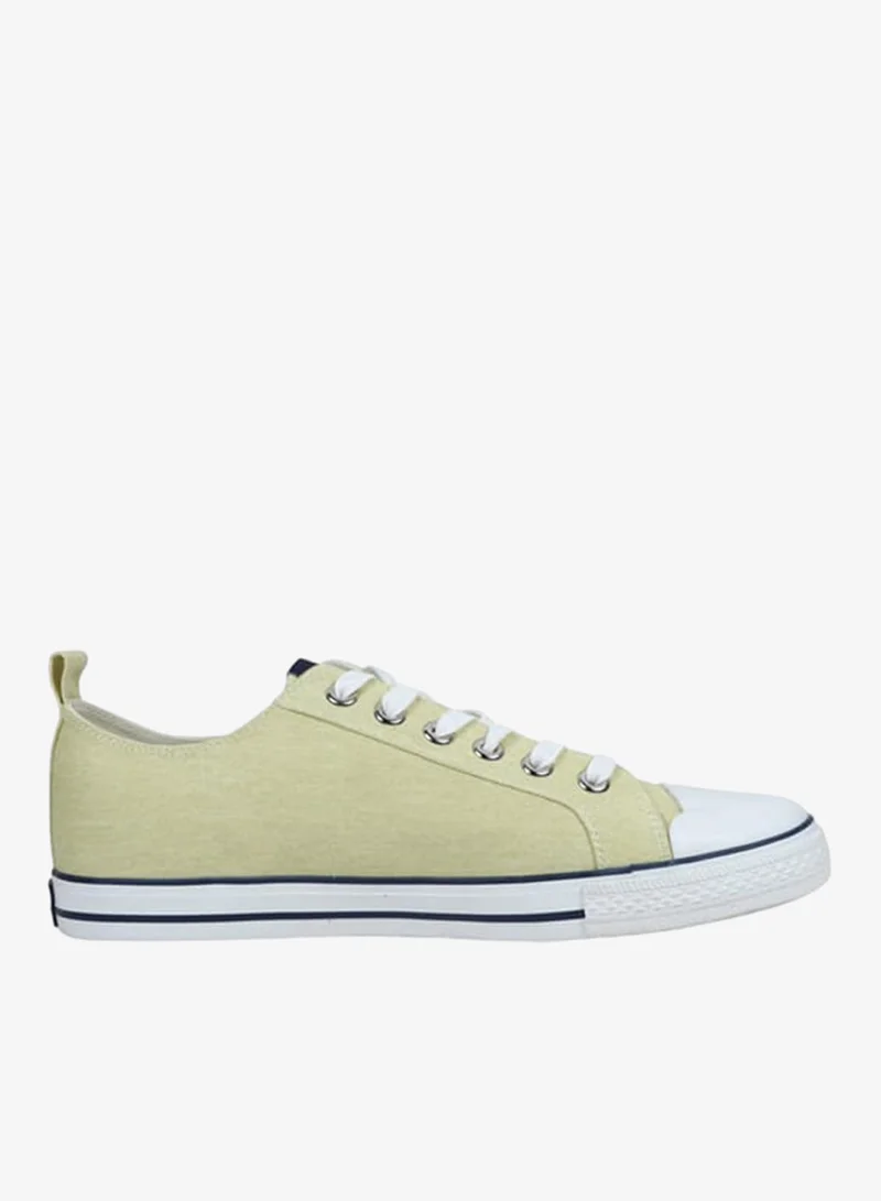 GAP Men's Logo Detail Lace-Up Sneakers with Pull Tabs - HOUSTON II