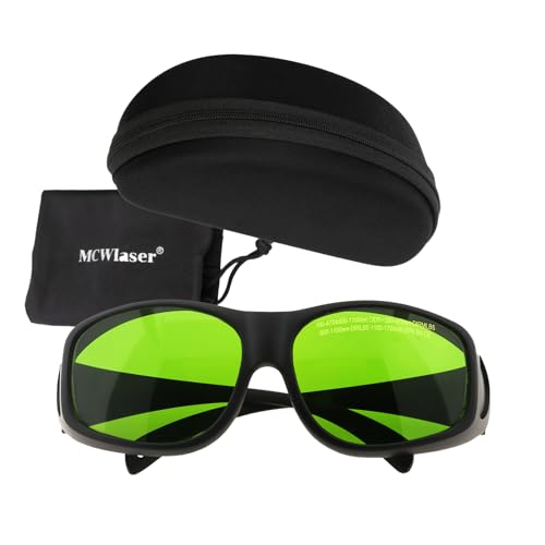 MCWlaser Fiber Laser Safety Glasses Protective Goggles 1064nm 1070nm 1080nm Shield Protection Eyewear CE for Laser Engraving Cleaning Welding - Image 1