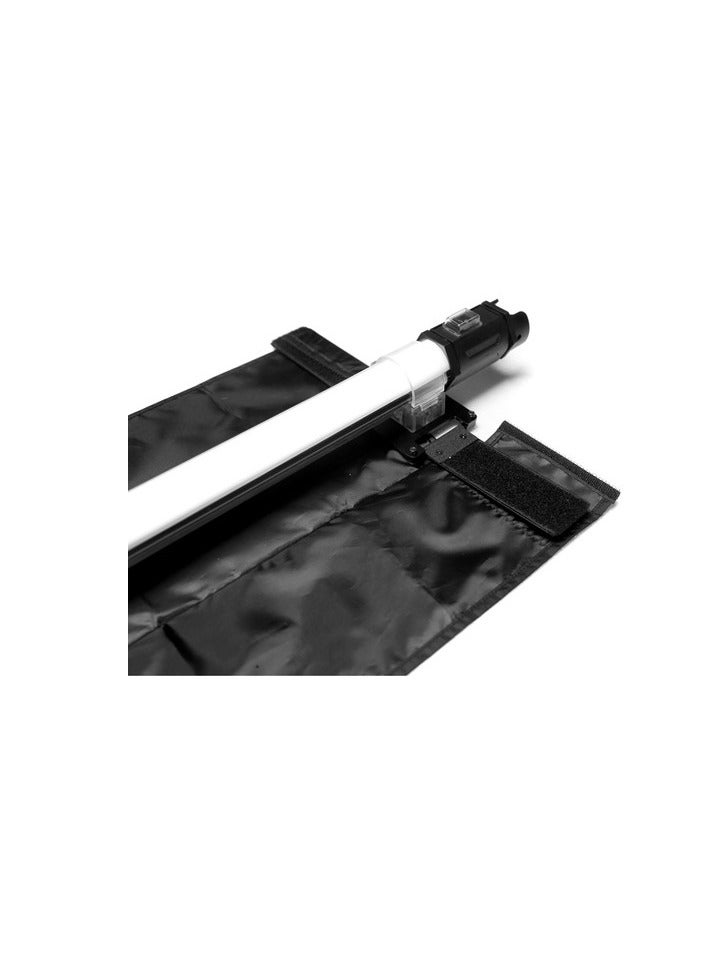 NANLITE BD-PT30C+EC Fabric Barndoors & Grid for PavoTube 30C | Professional Light Shaping Accessory for Filmmakers & Photographers - Image 2