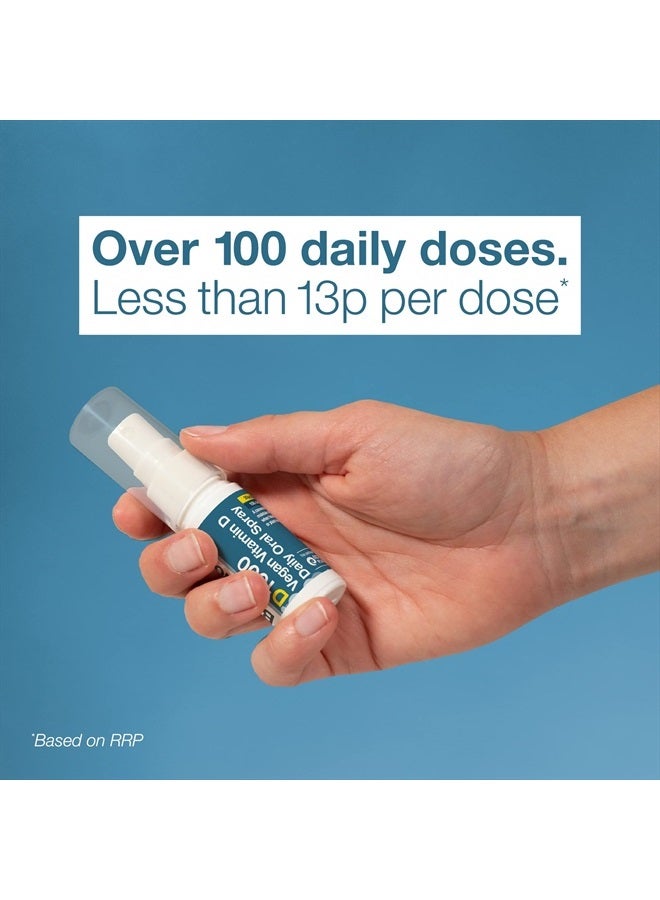 BetterYou Vitamin D 1000 IU Vegan Oral Spray - Liquid Vitamin Supplement - Vitamin Spray for Daily Vitamin D - Easy Alternative to Pills - 0.5 oz - Image 5