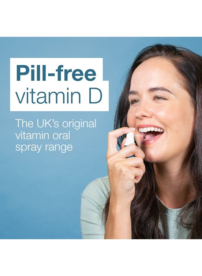BetterYou Vitamin D 1000 IU Vegan Oral Spray - Liquid Vitamin Supplement - Vitamin Spray for Daily Vitamin D - Easy Alternative to Pills - 0.5 oz - Image 2