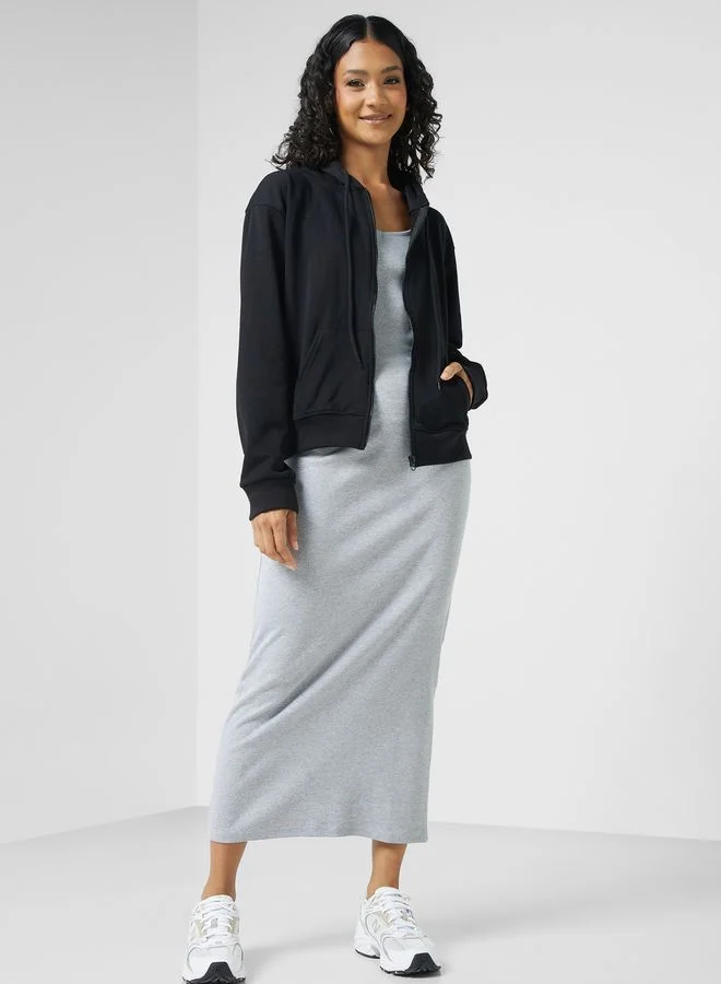 Ginger Basics Essential Zip Through Hoodie