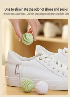 Beauenty 10 Shoe Deodorizer Ball Set, Green Tea Scent, Portable Indoor Long-Lasting Deodorizer Balls, Shoe u0026 Sock Sweat Odor Eliminator Closet/Closet Freshener Household Deodorizing Supplies  - Image 4