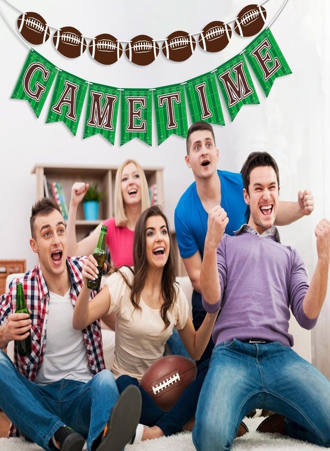 OHOME Football Party Decorations - Football Banner for Super Games Bowl - Hanging Party Favors Supplies for Indoor Home | Football Accessories Decor Backdrop for Birthday Party - Image 5