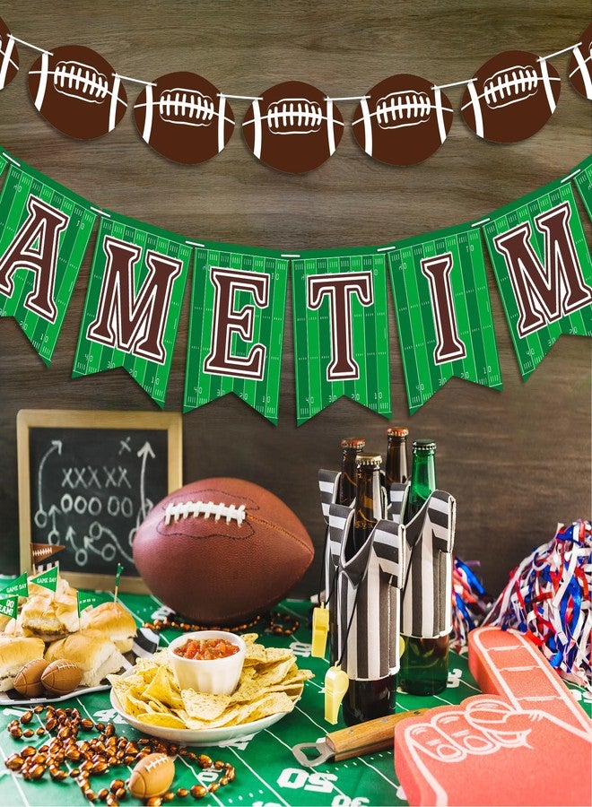 OHOME Football Party Decorations - Football Banner for Super Games Bowl - Hanging Party Favors Supplies for Indoor Home | Football Accessories Decor Backdrop for Birthday Party - Image 3