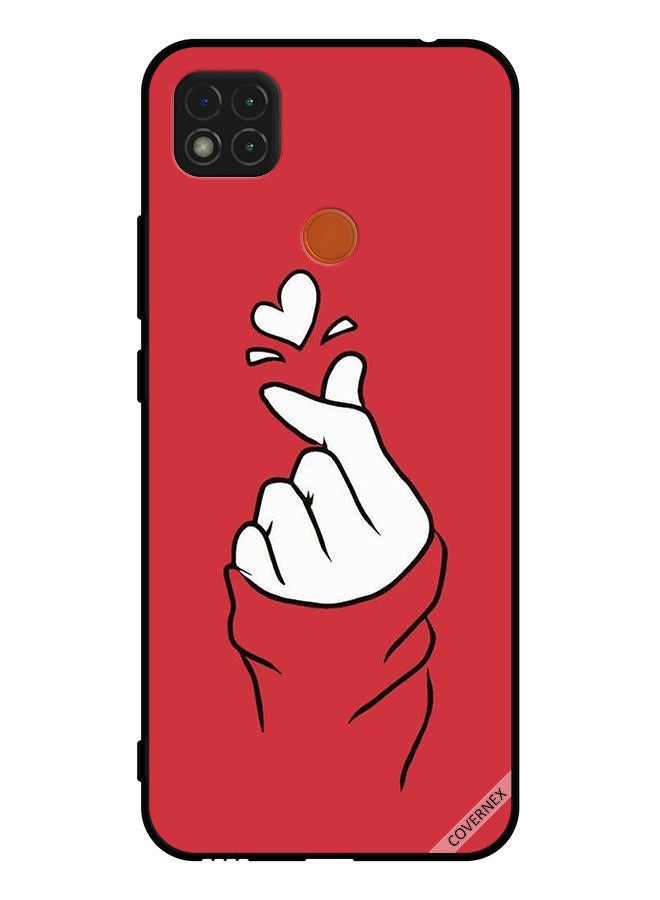 Covernex غطاء حماية لهاتف شاومي ريدمي 9C بتصميم يد الحب - Image 1
