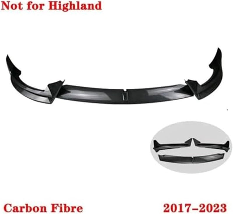 Wivplex Front Bumper Lip Splitter for Tesla Models - Image 2