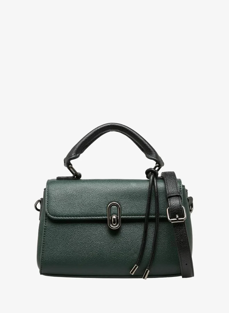 Sasha Sasha Textured Crossbody Bag with Magnetic Closure