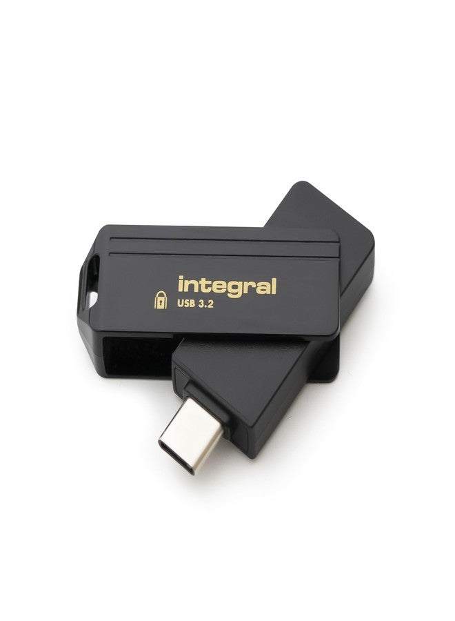 Integral Secure 360-C 16GB Software Encrypted USB Flash Drive - USB-C Connector - 256-bit AES encryption - Compatible with Mac, MacBook, PC, laptop - Image 2