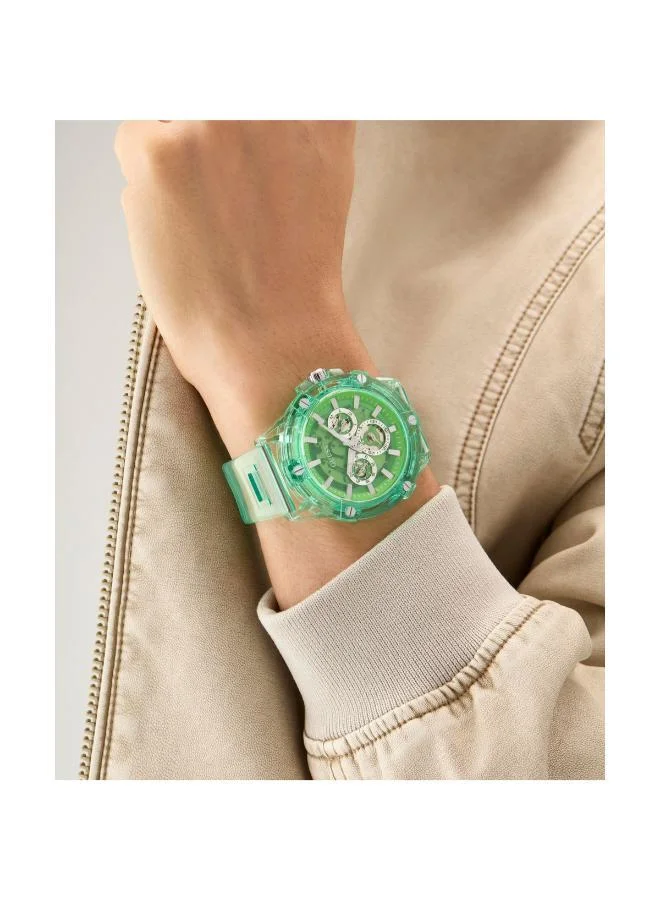 Guess  Eco-Friendly Mens Green Multi-function Watch for Men | Best Price UAE