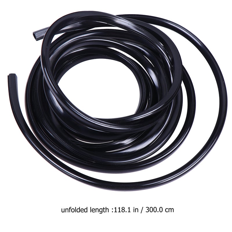 2pcs 6mm Aluminum Profile Slot Cover 2020 Aluminum Fittings Seal Accessories for 3D Printer (Black) - Image 3