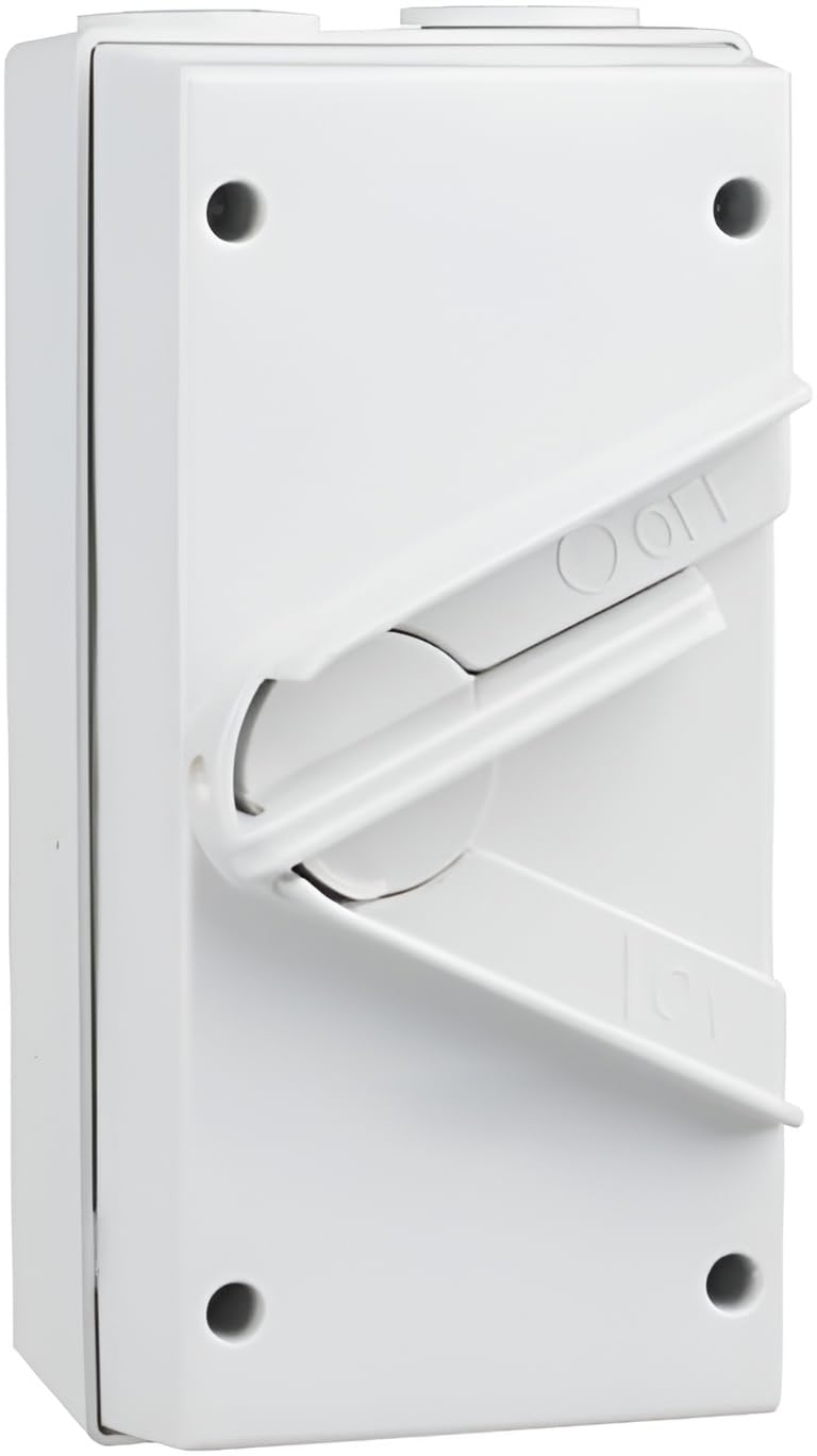 Premium Weatherproof Isolator Switch – Heavy Duty Outdoor Safety Isolator for AC Units, Water Heaters, Pumps & Industrial Equipment (FOUR-POLE, 35-AMP) - Image 1