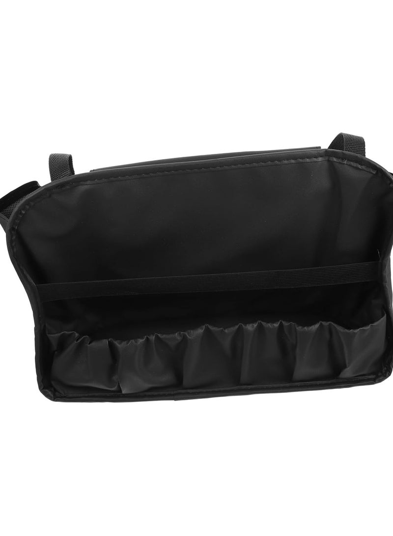 GGOOT 1pc car storage bag pu Car Pocket car Pouches Between Handbag Driver Storage Netting Pouches purse storage bag Large Capacity Car Bag Holder purse tote Organizer leather seat  - Image 1