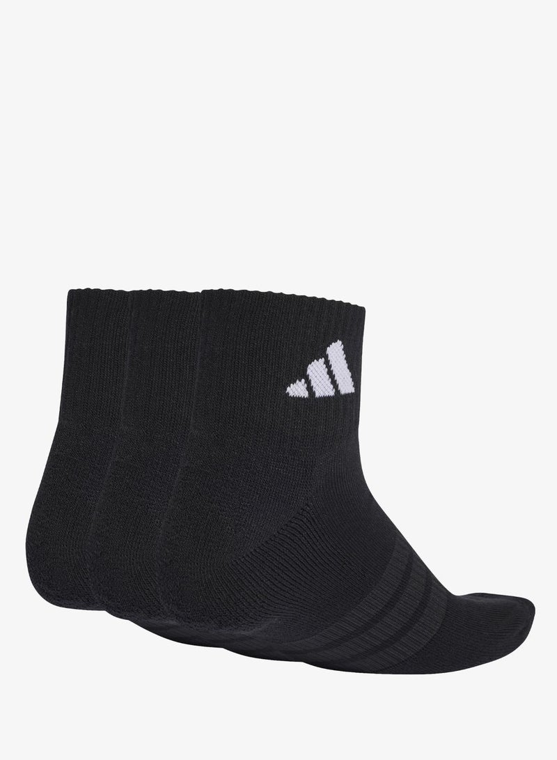 Adidas CUSHIONED SPORTSWEAR ANKLE SOCKS 3 PAIR PACK - Image 2