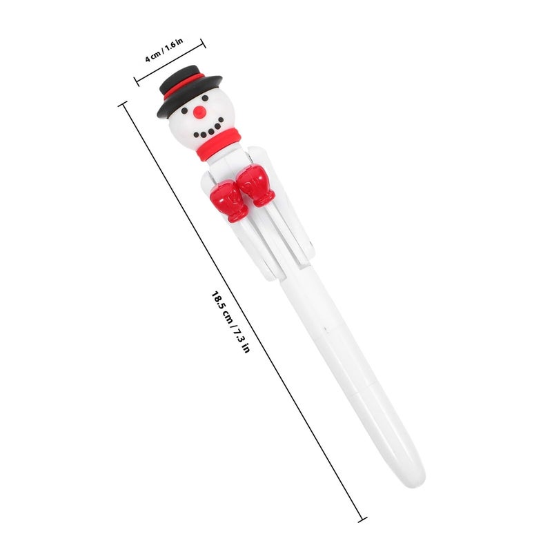 Snowman Boxing Ballpoint Pen 1 0mm Blue Ink Christmas Novelty Stationery Gift - Image 3