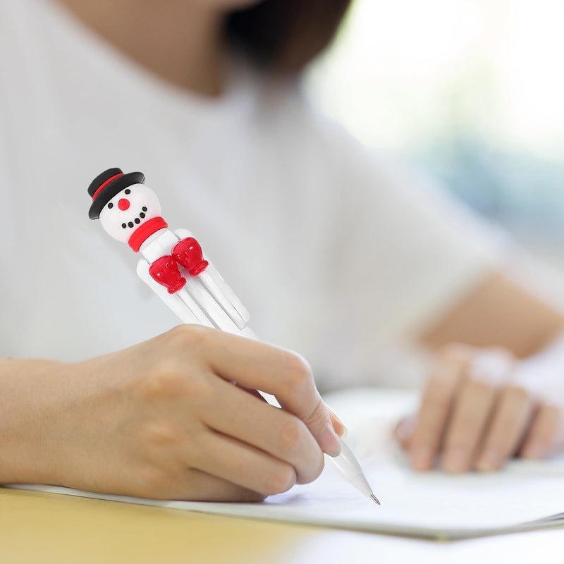 Snowman Boxing Ballpoint Pen 1 0mm Blue Ink Christmas Novelty Stationery Gift - Image 5