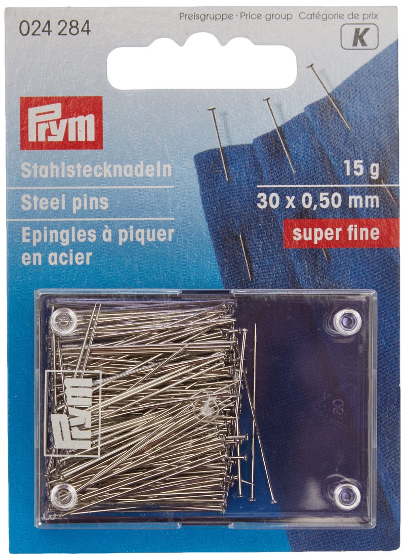 دبابيس فولاذية صلبة PRYM_0242841 30x05 فضية