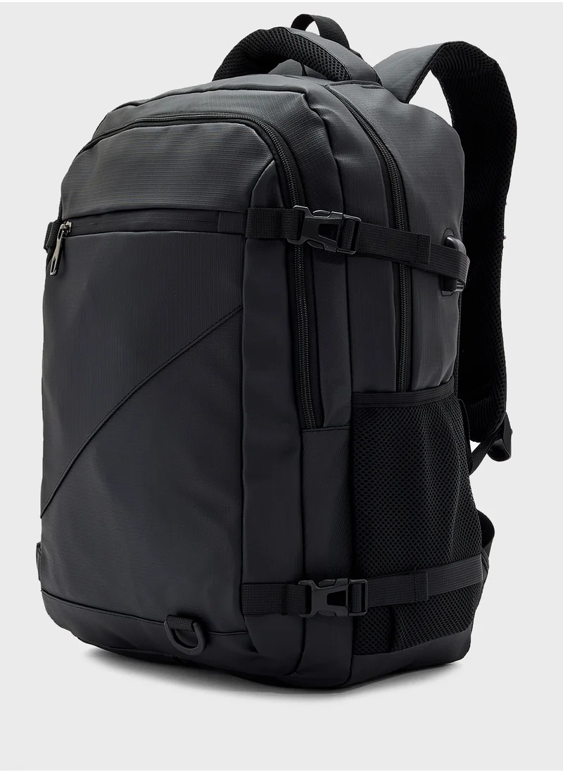 Robert Wood Padded Back Support Casual Backpack