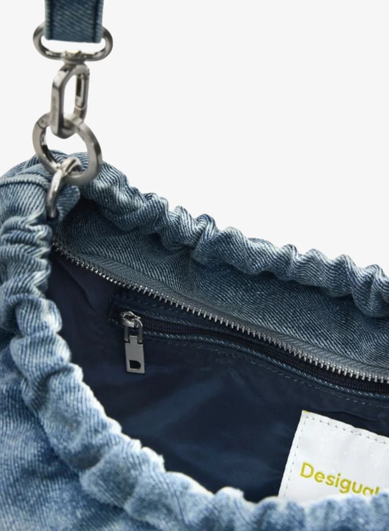 DESIGUAL Blue Medium Oval Bag With Charms for Women | Best Price UAE
