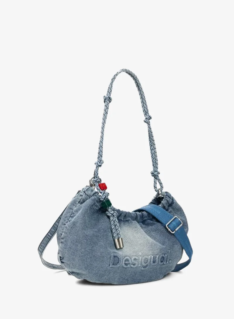 DESIGUAL Blue Medium Oval Bag With Charms for Women | Best Price UAE