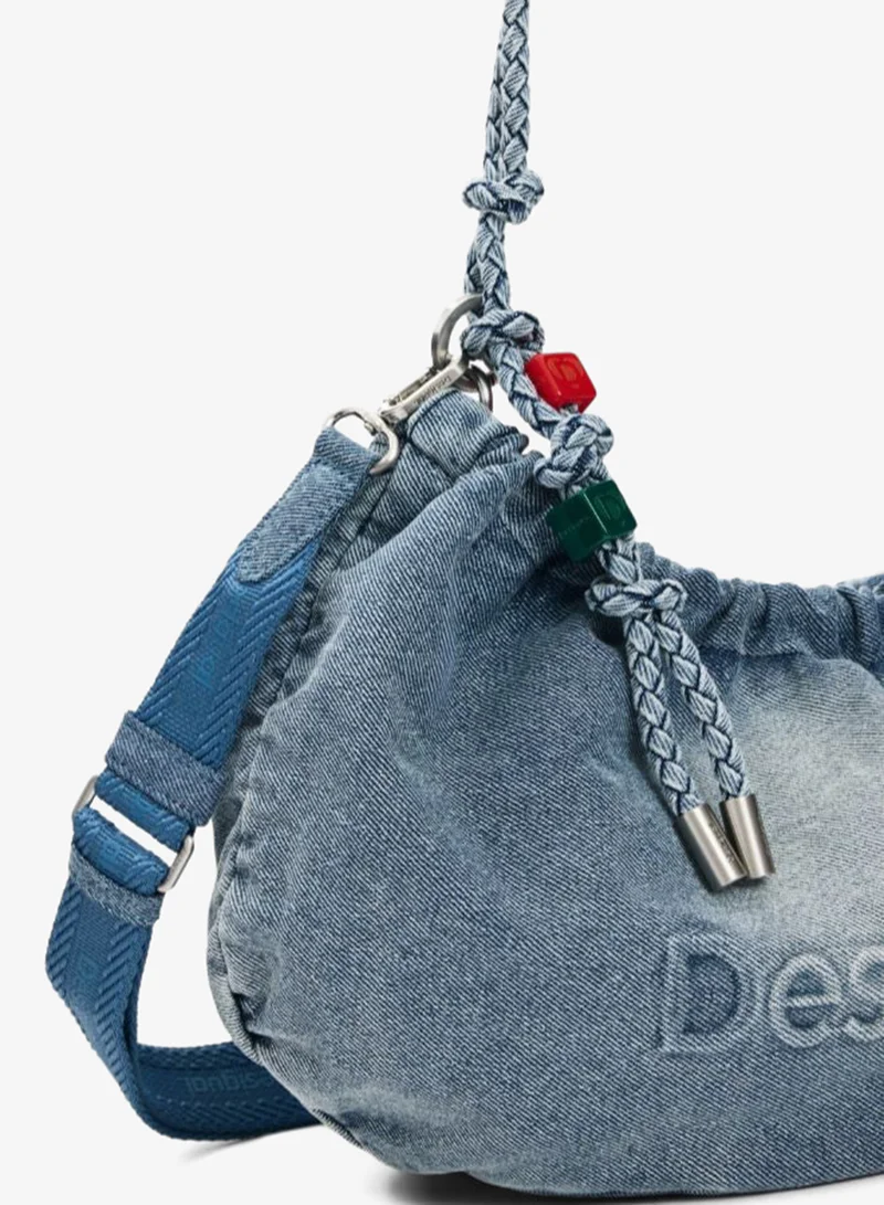 DESIGUAL Blue Medium Oval Bag With Charms for Women | Best Price UAE