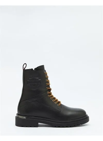 هارلي ديفيدسون Coro Men's Black Leather Boots