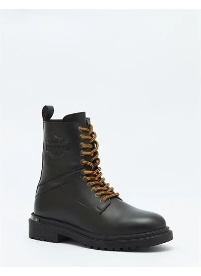 HARLEY DAVIDSON Coro Men's Black Leather Boots