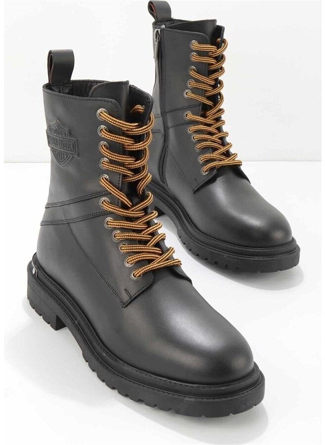HARLEY DAVIDSON Coro Men's Black Leather Boots  - Image 2