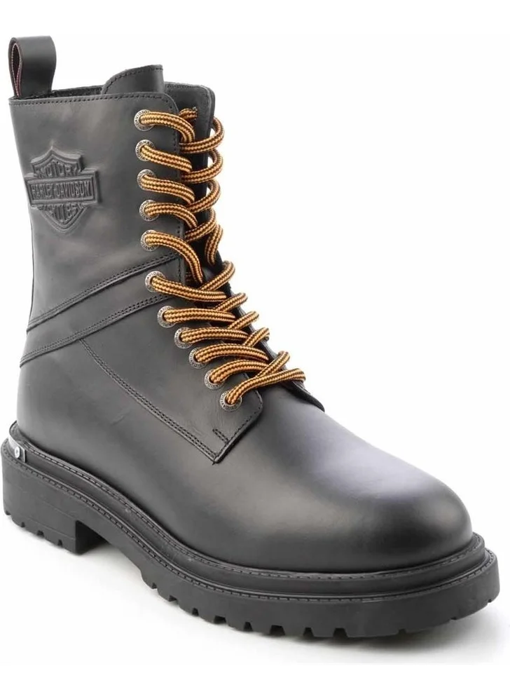 HARLEY DAVIDSON Coro Men's Black Leather Boots
