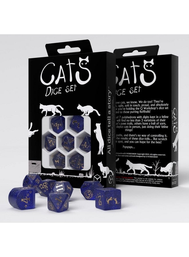 Q WORKSHOP Cats Modern Dice Set Meowster - Image 1
