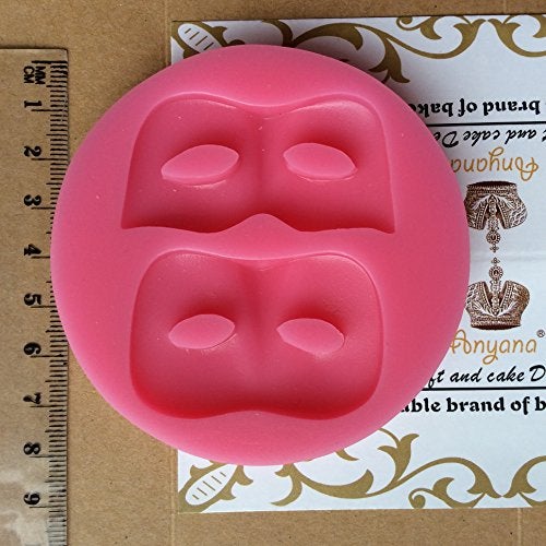 Anyana Masquerade Mask cake border mould cake Fondant silicone gum paste mold for Sugar paste fancy party cupcake decorating topper decoration sugarcraft icing biscuit decor - Image 3