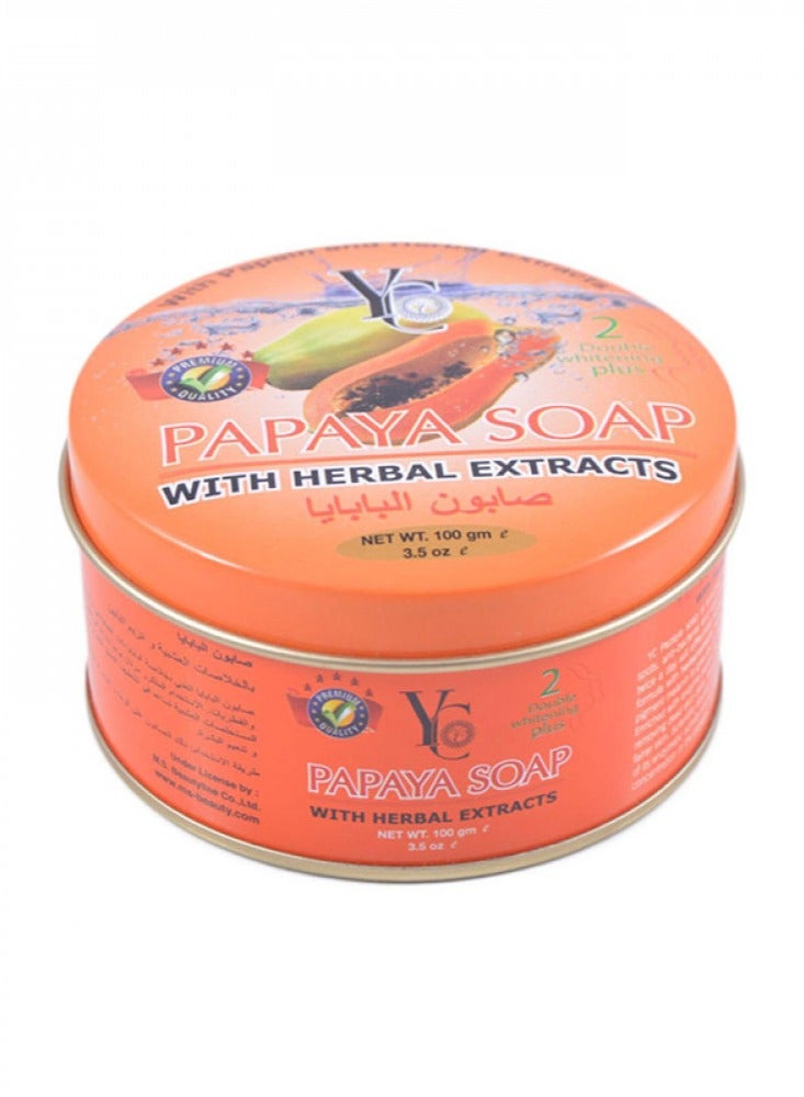 YC SOAP PAPAYA WITH HERBAL EXTRACTS - Image 1