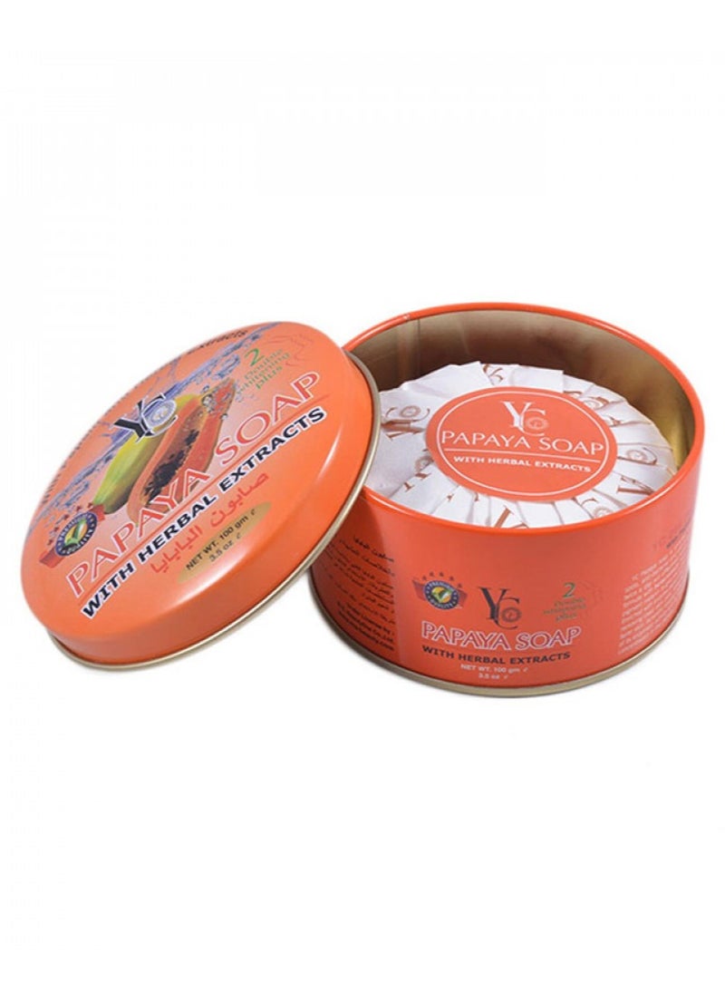 YC SOAP PAPAYA WITH HERBAL EXTRACTS - Image 2