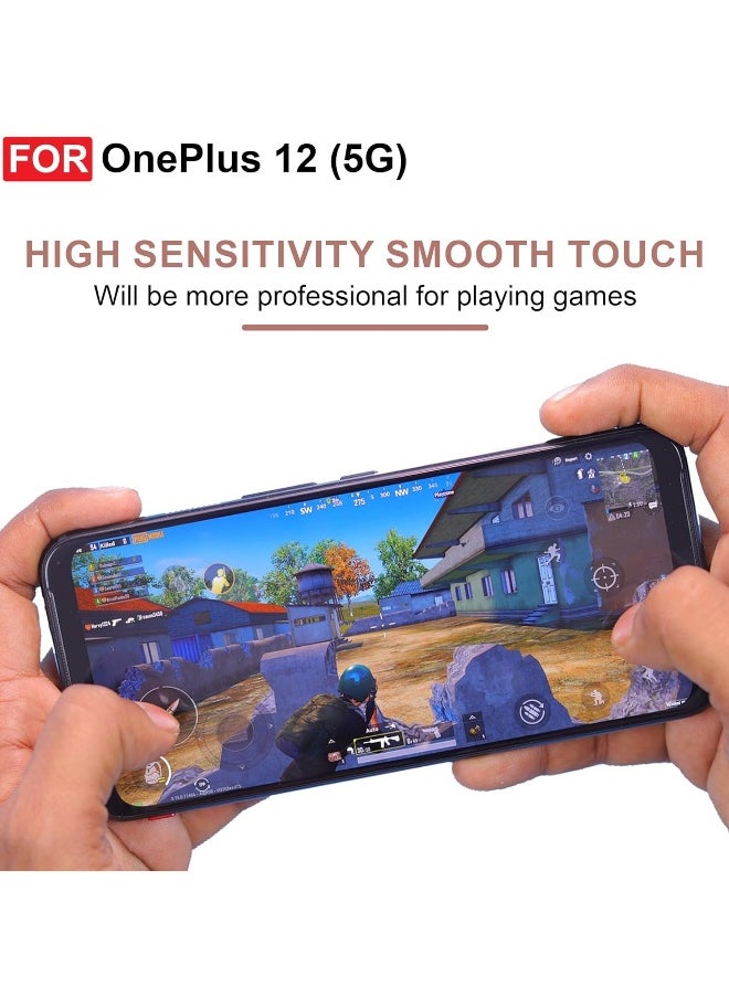 DUSALA - Tempered Glass for OnePlus 12 5G UV Screen Protector Full Glue Edge-to-edge 3D Curved Tempered Glass Fingerprint Compatible Anti Scratch 9H hardness for OnePlus 12 5G - Image 1