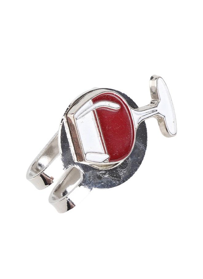 Thoraya Wine Glass Shaped Magnetic Metal Hat Clip Ball Mark Fit for Visor Outdoor Accessories Marker  - Image 2