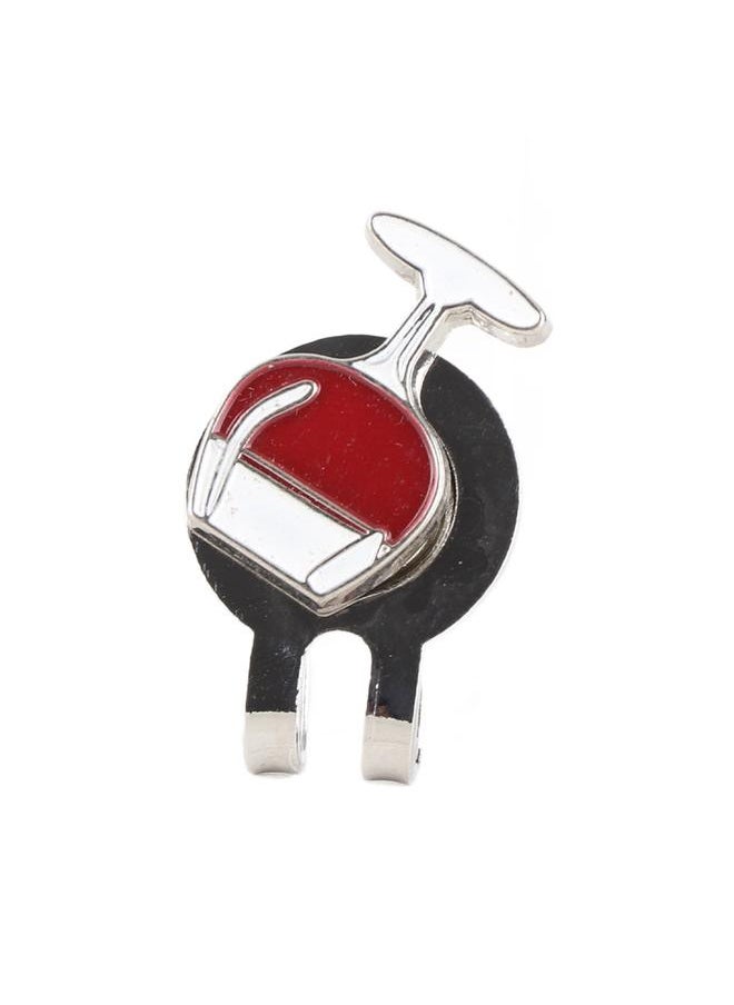 Thoraya Wine Glass Shaped Magnetic Metal Hat Clip Ball Mark Fit for Visor Outdoor Accessories Marker  - Image 1