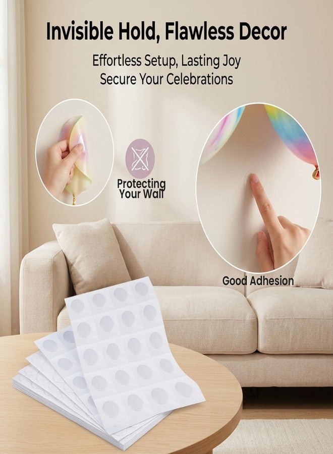 Rainflow غراء بالونات RAINFLOW 3500 قطعة - ملصقات قابلة للإزالة على الوجهين - Image 3